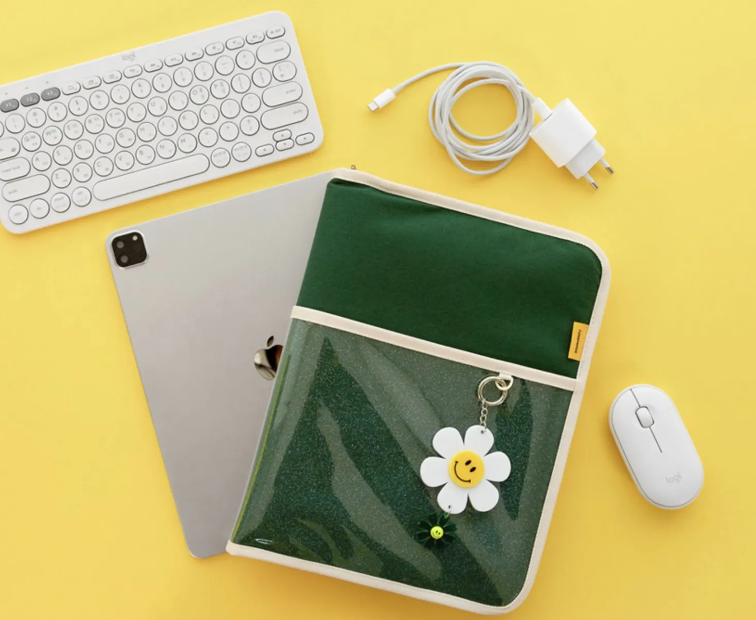 Large Canvas Tablet Pouch