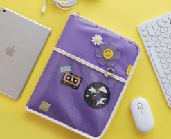 Large Canvas Tablet Pouch