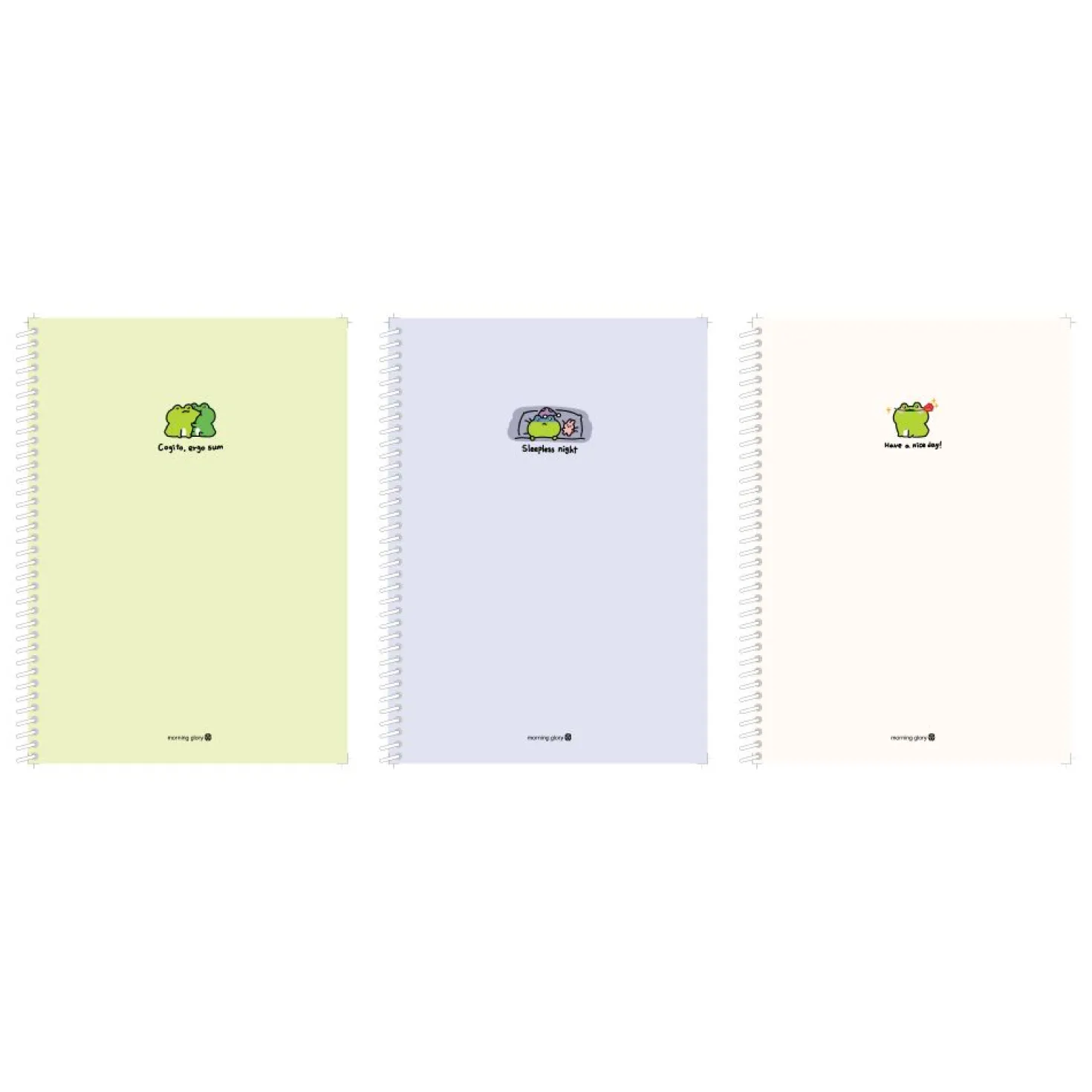 Large Frog Spiral Lined Notebook
