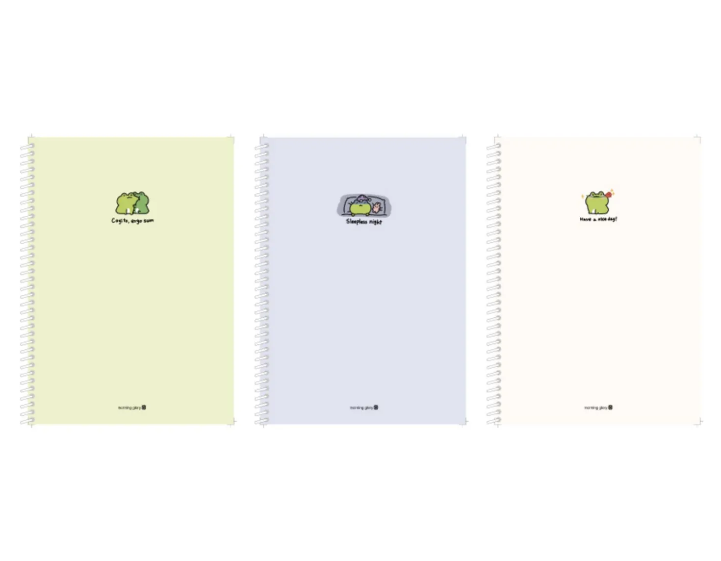 Large Frog Spiral Lined Notebook