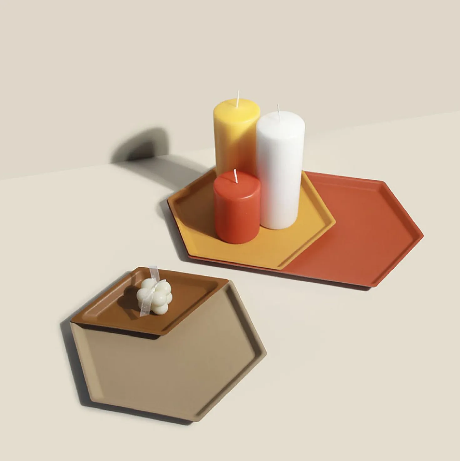 Large Hexagon Puzzle Tray