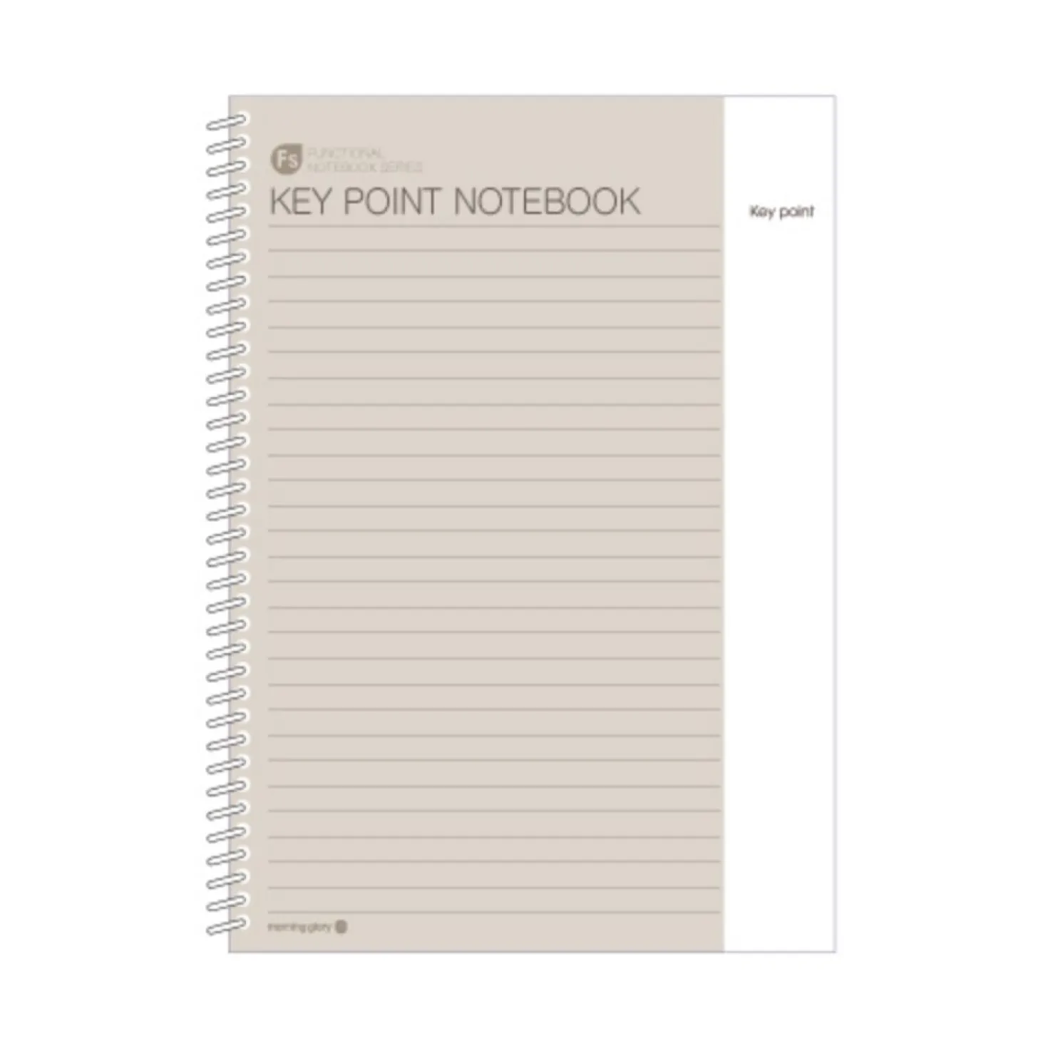 Large Key Point Spiral Lined Notebook