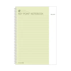 Large Key Point Spiral Lined Notebook