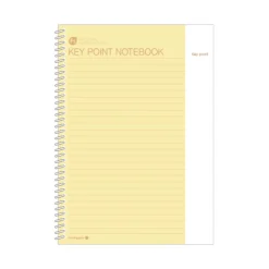 Large Key Point Spiral Lined Notebook