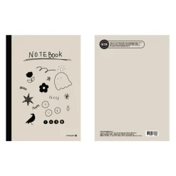 Large Kitsch Animal Spiral Lined Notebook