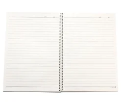 Large Kitsch Animal Spiral Lined Notebook