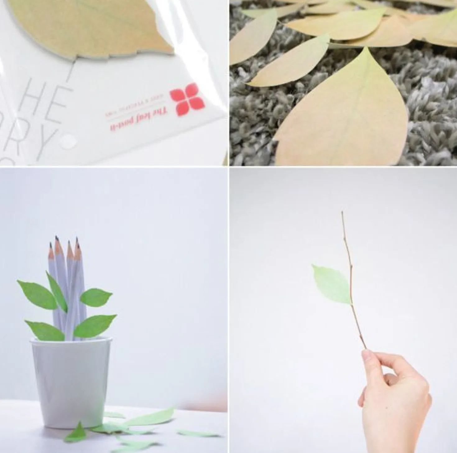 Large Leaf Sticky Note