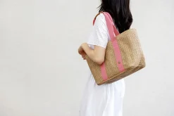 Large Rattan Cooler Bag