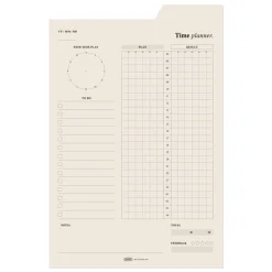 Large Schedule Index Sticky Note