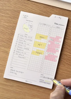 Large Schedule Index Sticky Note