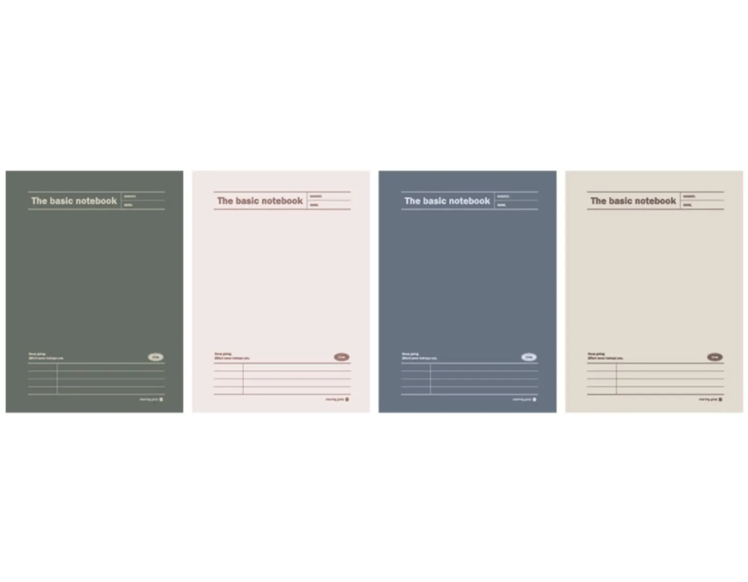 Large The Basic Lined Notebook