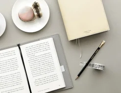 Large Vegan Leather Book Cover