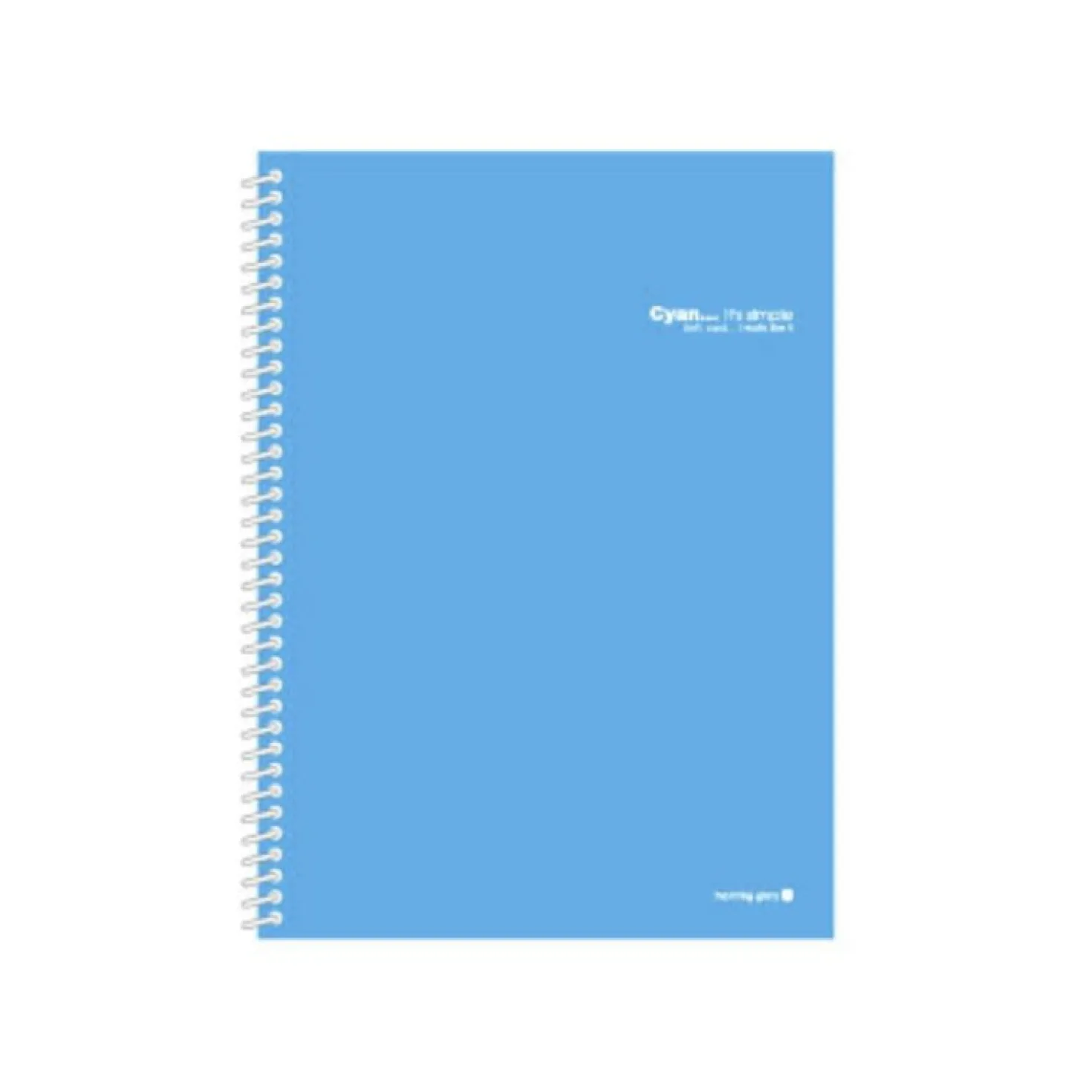 Large Vivid Spiral Lined Notebook