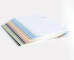 Large Vivid Spiral Lined Notebook