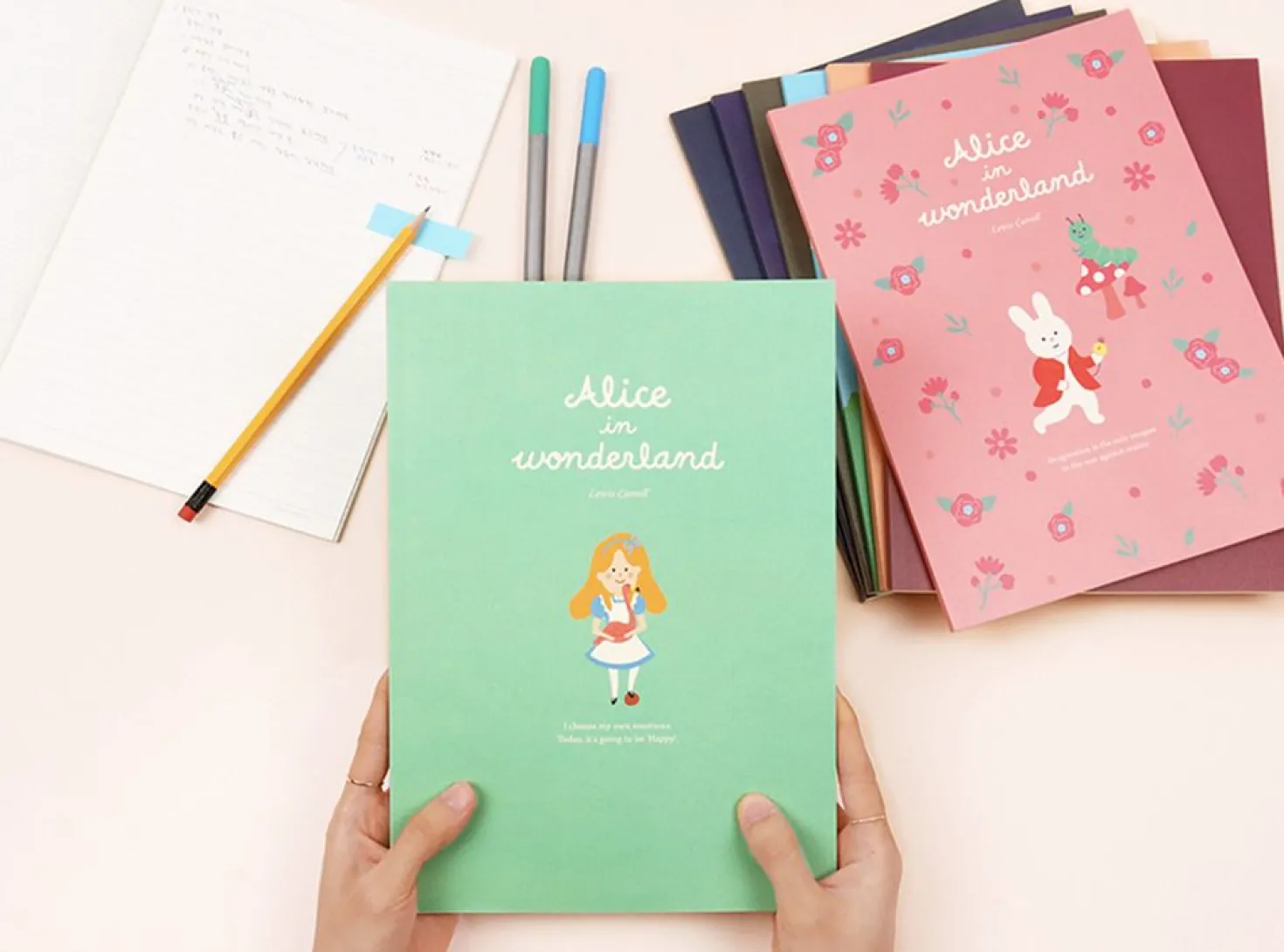 Large World Literature Lined Notebook