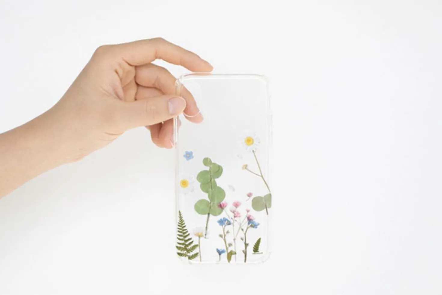 Larkspur Pressed Flower Sticker