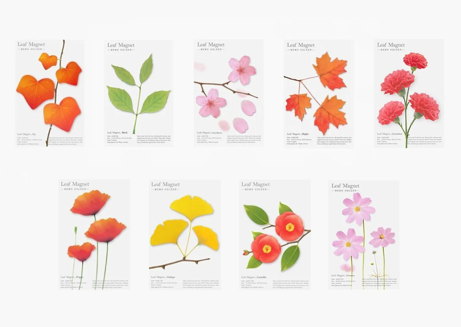 Leaf Magnet Set