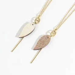 Leaf Mother of Pearl Necklace