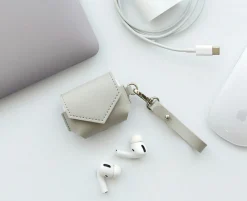Leather AirPods Pro Pouch + Strap Set