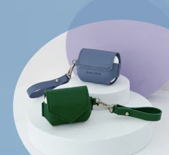 Leather AirPods Pro Pouch + Strap Set