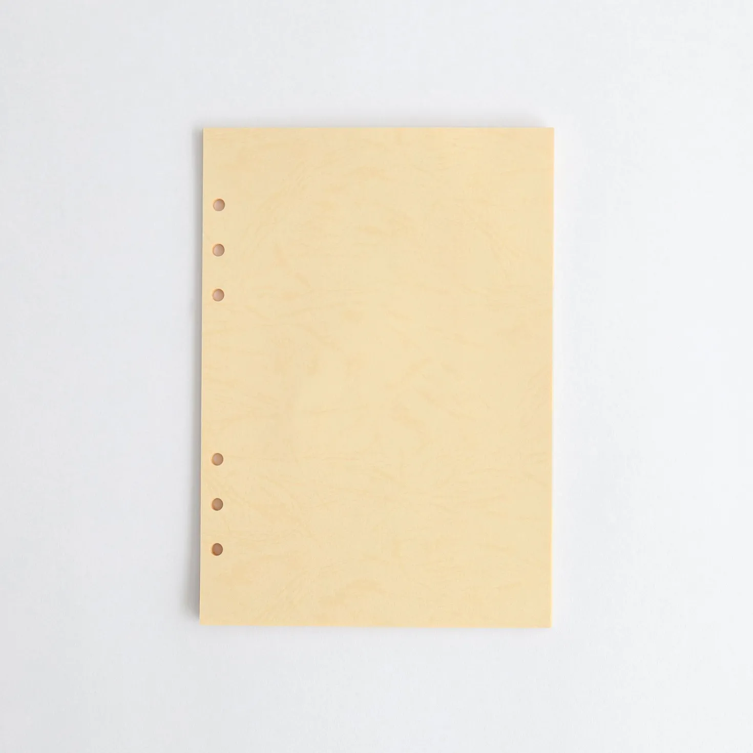 Leatherlike 6 Ring A5 Plain Note Refill