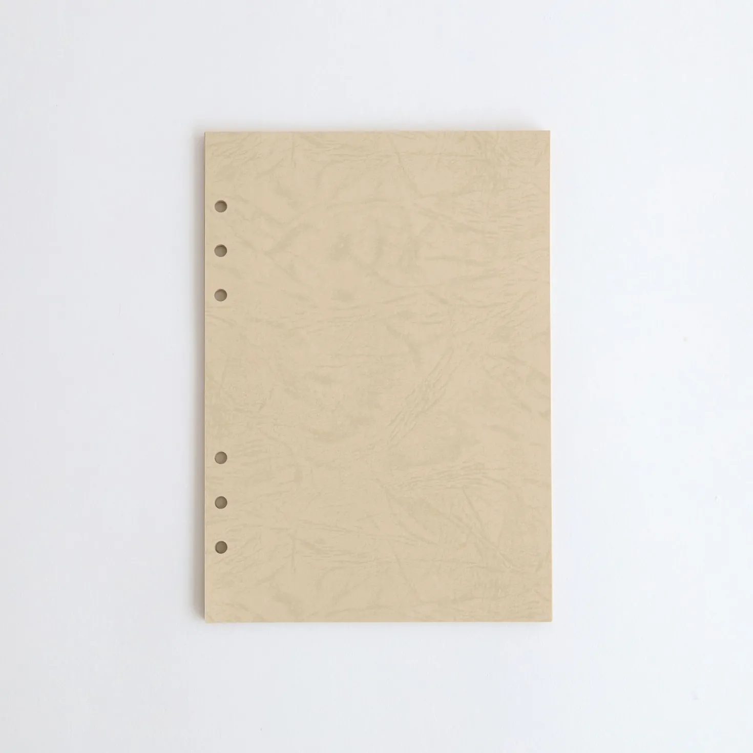 Leatherlike 6 Ring A5 Plain Note Refill