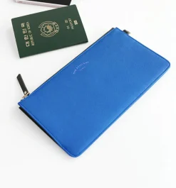 Leather Slim Clutch