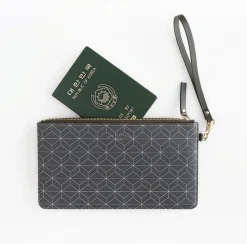 Leather Slim Clutch