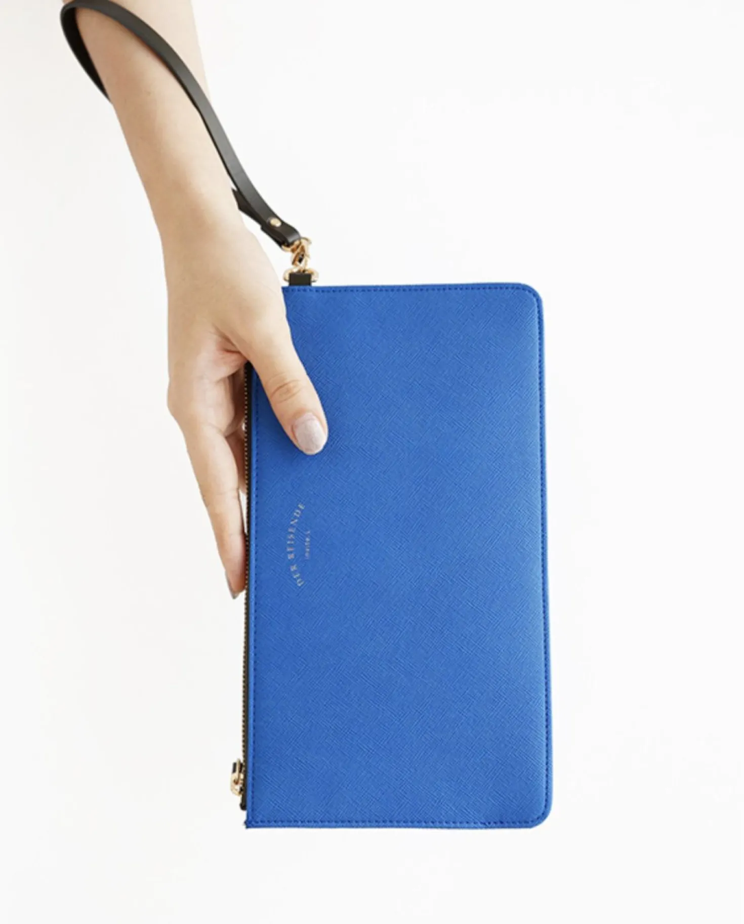 Leather Slim Clutch