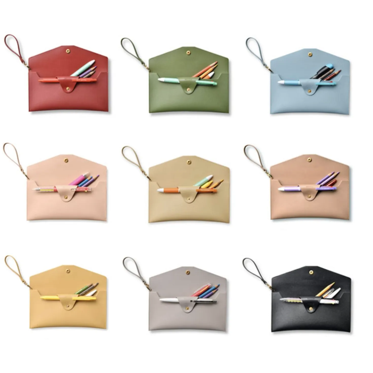 Leather Strap Pen Pouch