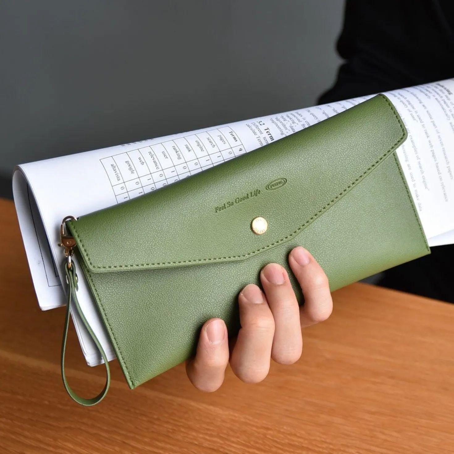 Leather Strap Pen Pouch