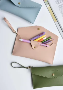 Leather Strap Pen Pouch
