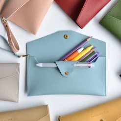Leather Strap Pen Pouch