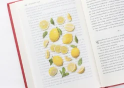 Lemon Pressed Fruit Sticker