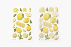 Lemon Pressed Fruit Sticker