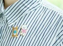 Let's Read Dog Badge