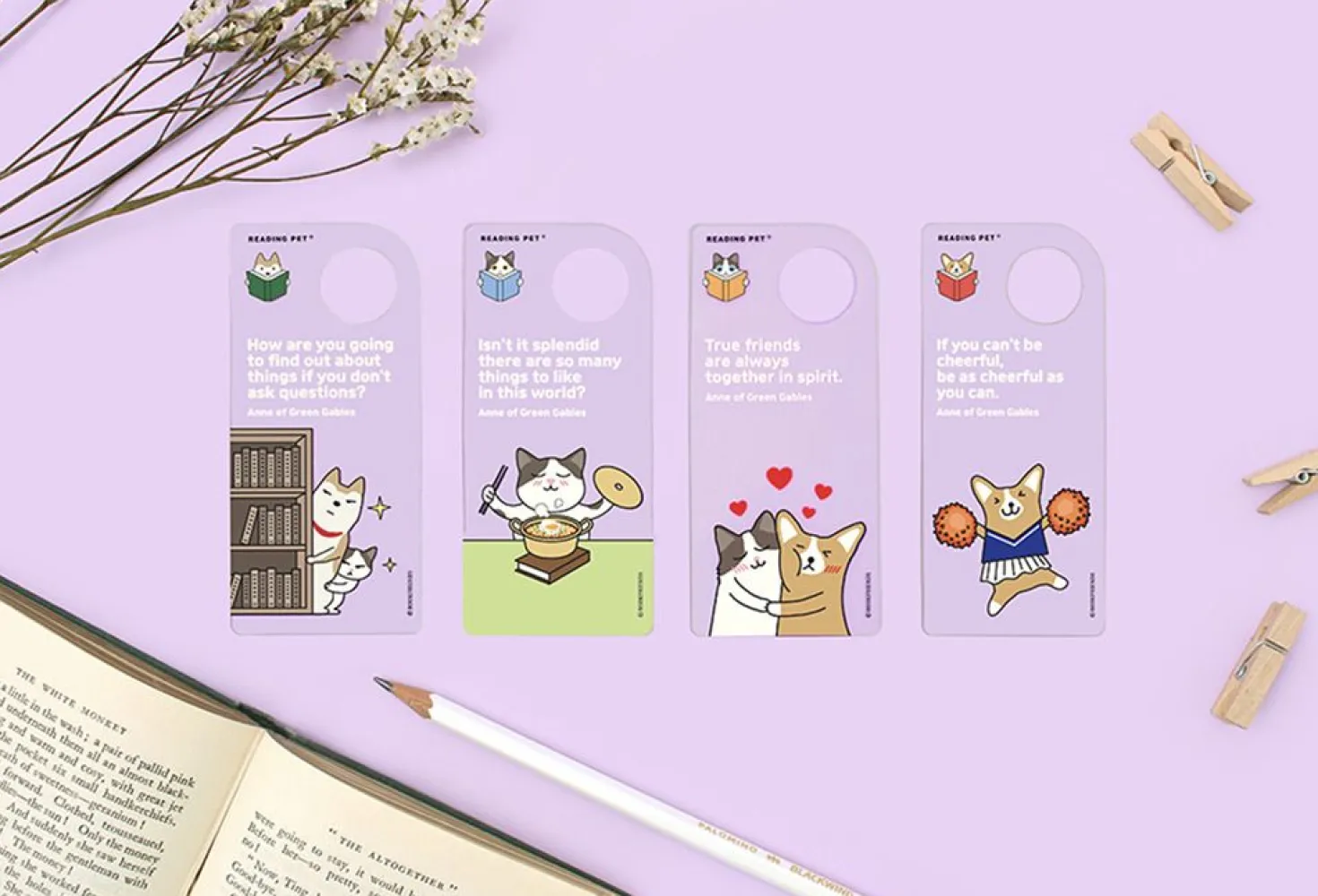 Let's Read Transparent Bookmark v2
