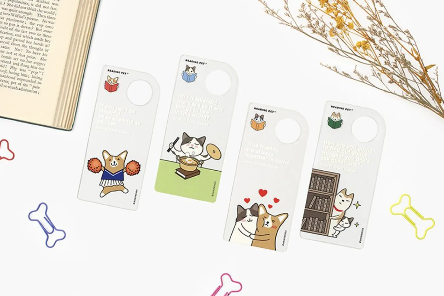 Let's Read Transparent Bookmark v2