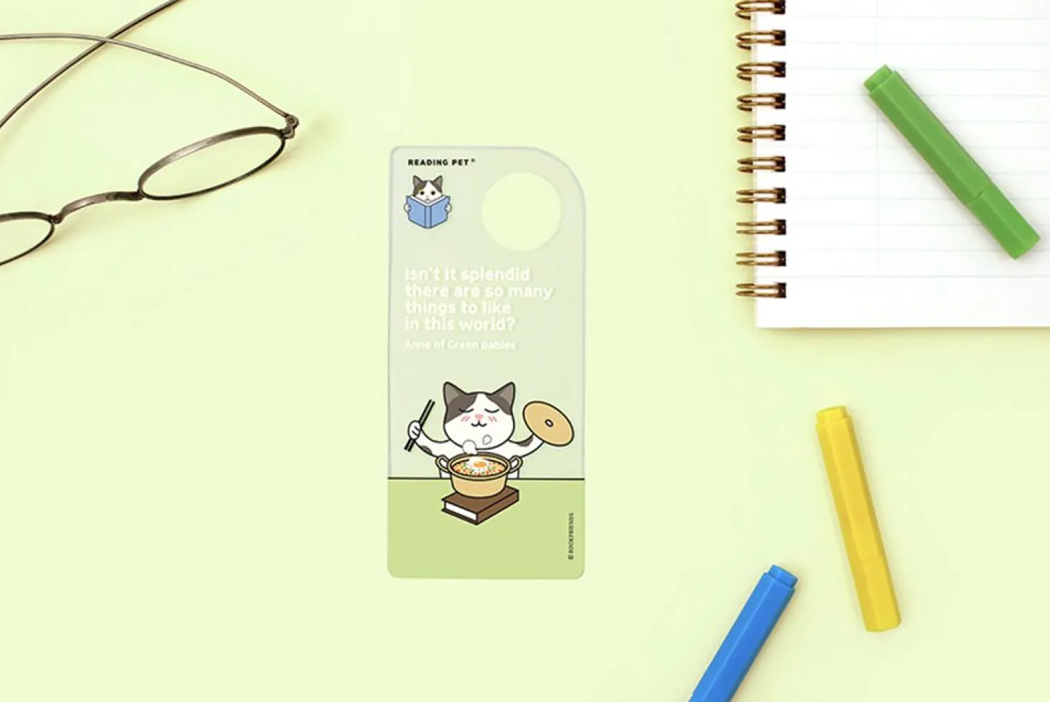 Let's Read Transparent Bookmark v2
