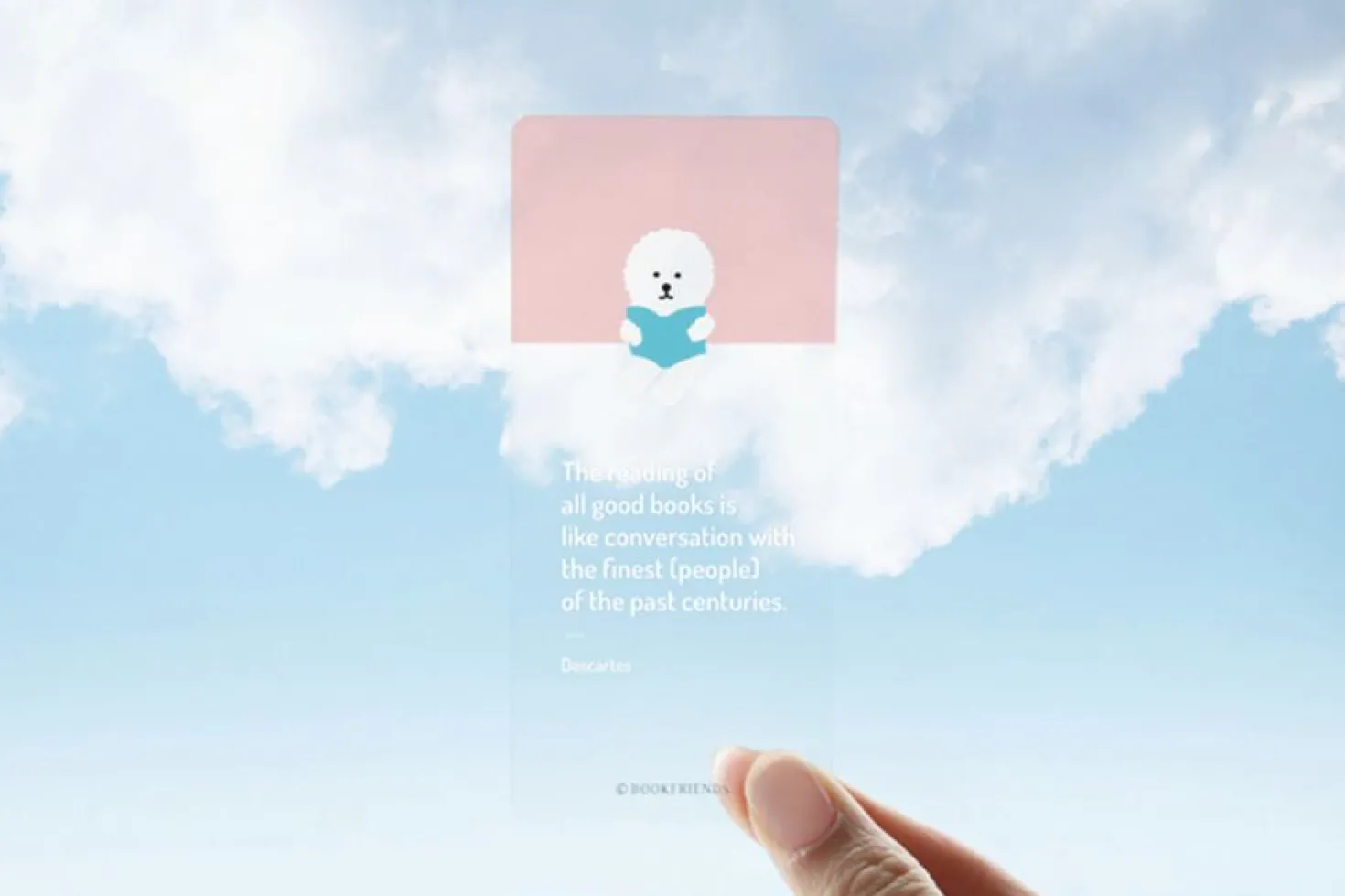 Let's Read Transparent Bookmark