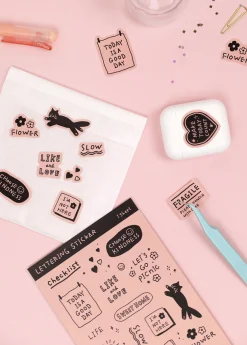 Lettering Removable Sticker