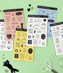 Lettering Removable Sticker