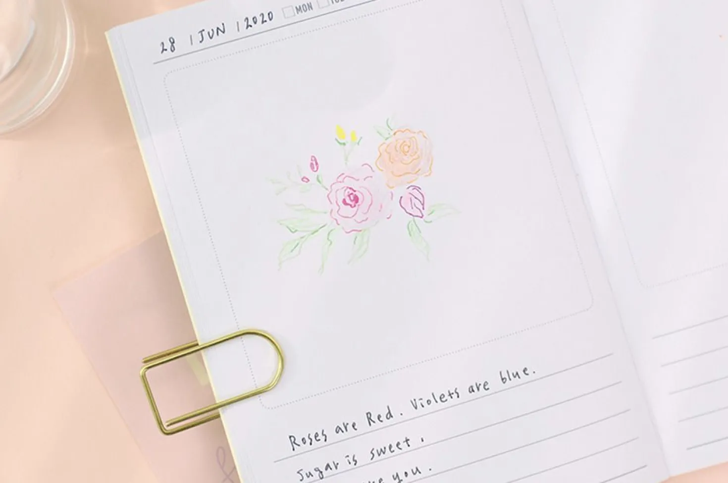 Life A6 Themed Memo Book