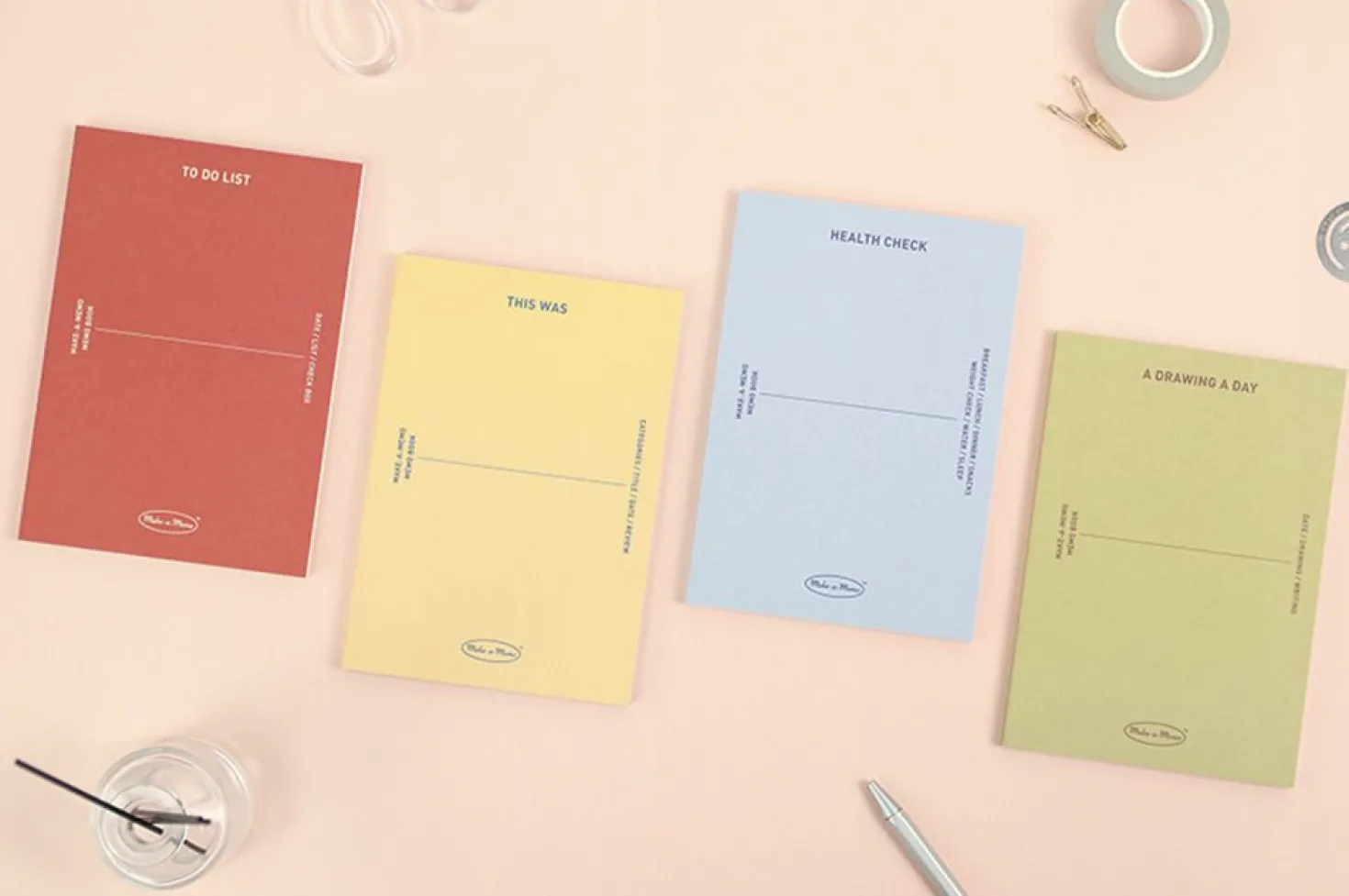 Life A6 Themed Memo Book