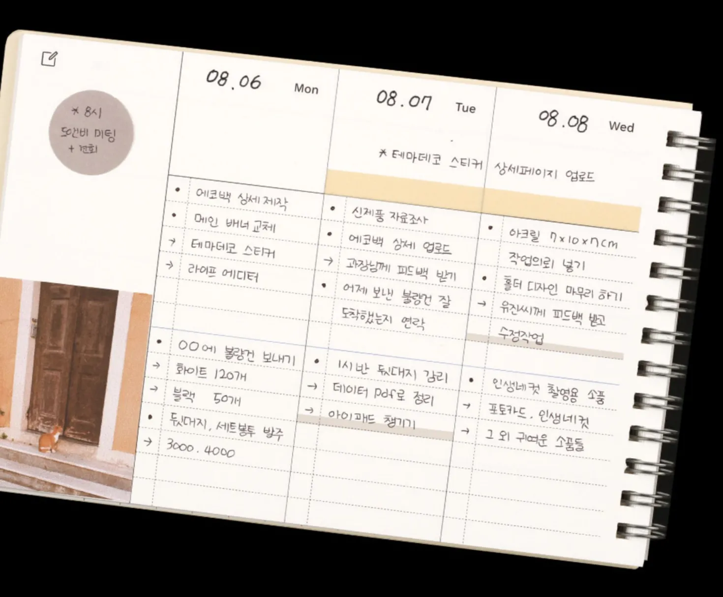 Life Editor Semi Year Planner