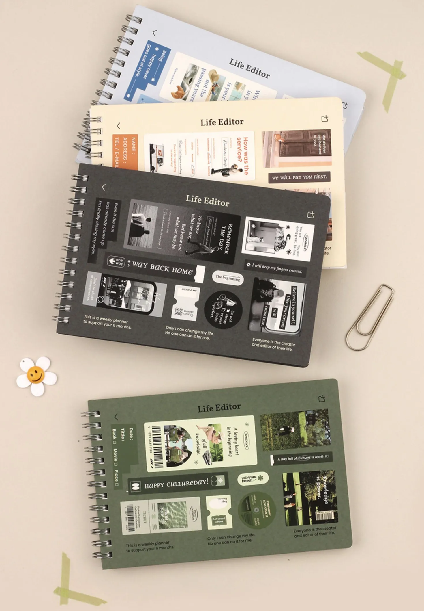 Life Editor Semi Year Planner