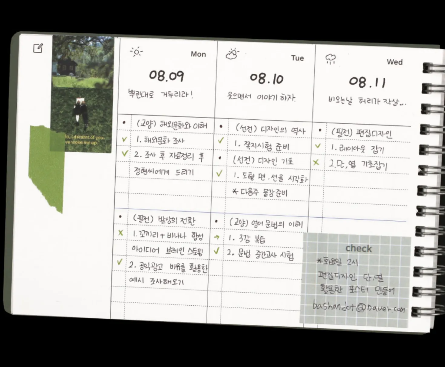 Life Editor Semi Year Planner