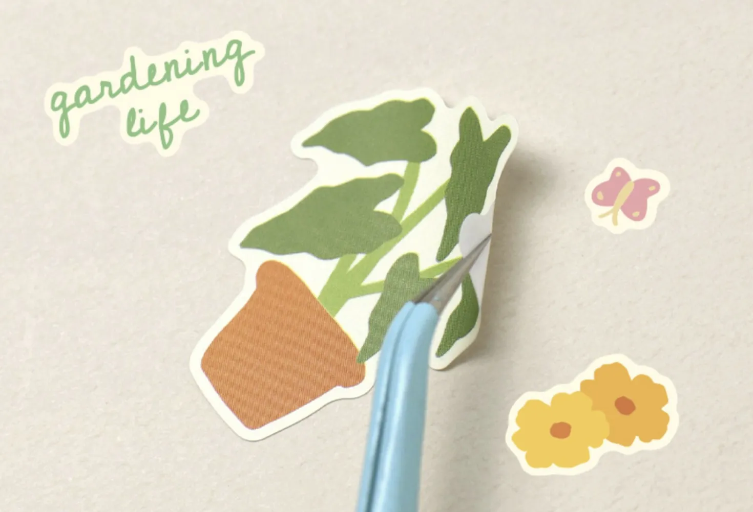 Life Gardener Removable Sticker