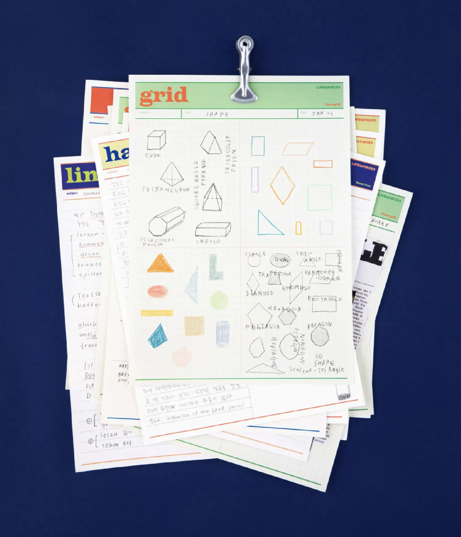 Life & Pieces B5 Notepad