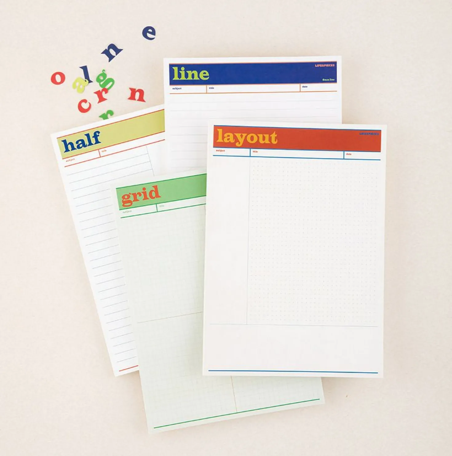 Life & Pieces B5 Notepad